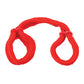 Fetish Fantasy Series Silk Rope Love Cuffs - Red