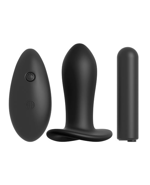 Remote Control Fantasy Panty Black O/S Pipedream Products