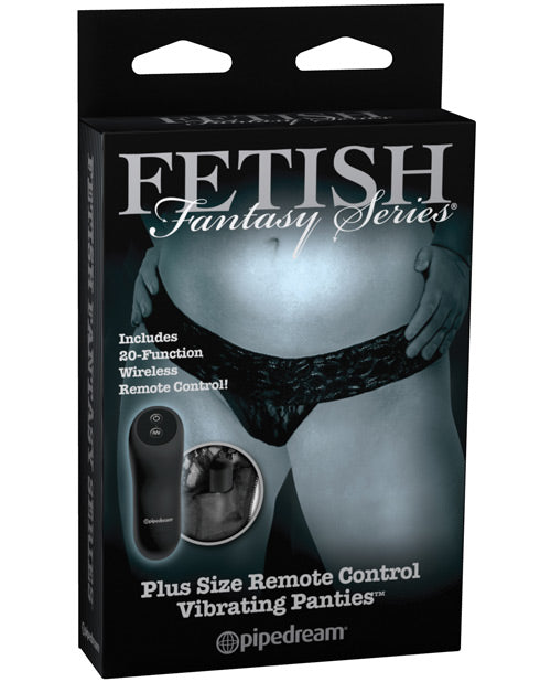 Fetish Fantasy Limited Edition Remote Control Vibrating Panties - Plus Size Pipedream Products
