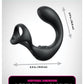 Anal Fantasy Elite Ass-Gasm Taint-Alizer P-Spot Vibrator - Black Pipedream Products