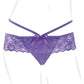 Fantasy For Her Crotchless Panty Thrill Her - Purple