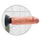 King Cock 6" Big Dildo | Vibrating Dildo | Flesh Suction Cup Dildo | Large Dildo