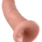 King Cock Realistic Dildo | Suction Cup Dildo | 8" Big Dildo | Flesh Large Dildo