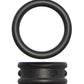 Fantasy C-Ringz Max Width Silicone Rings - Black