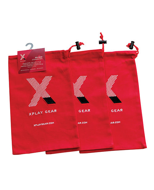Xplay Gear Ultra Soft Gear Bag 8" x 13" - Cotton Pack of 3 Perfect Fit Brand