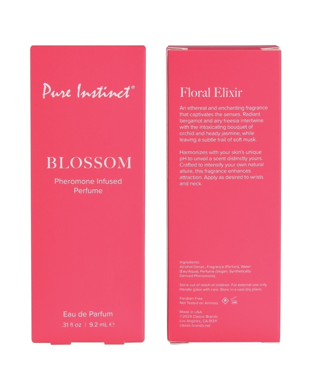 Pure Instinct Pheromone Perfume Blossom - 9.2 ml Spray Classic Brands
