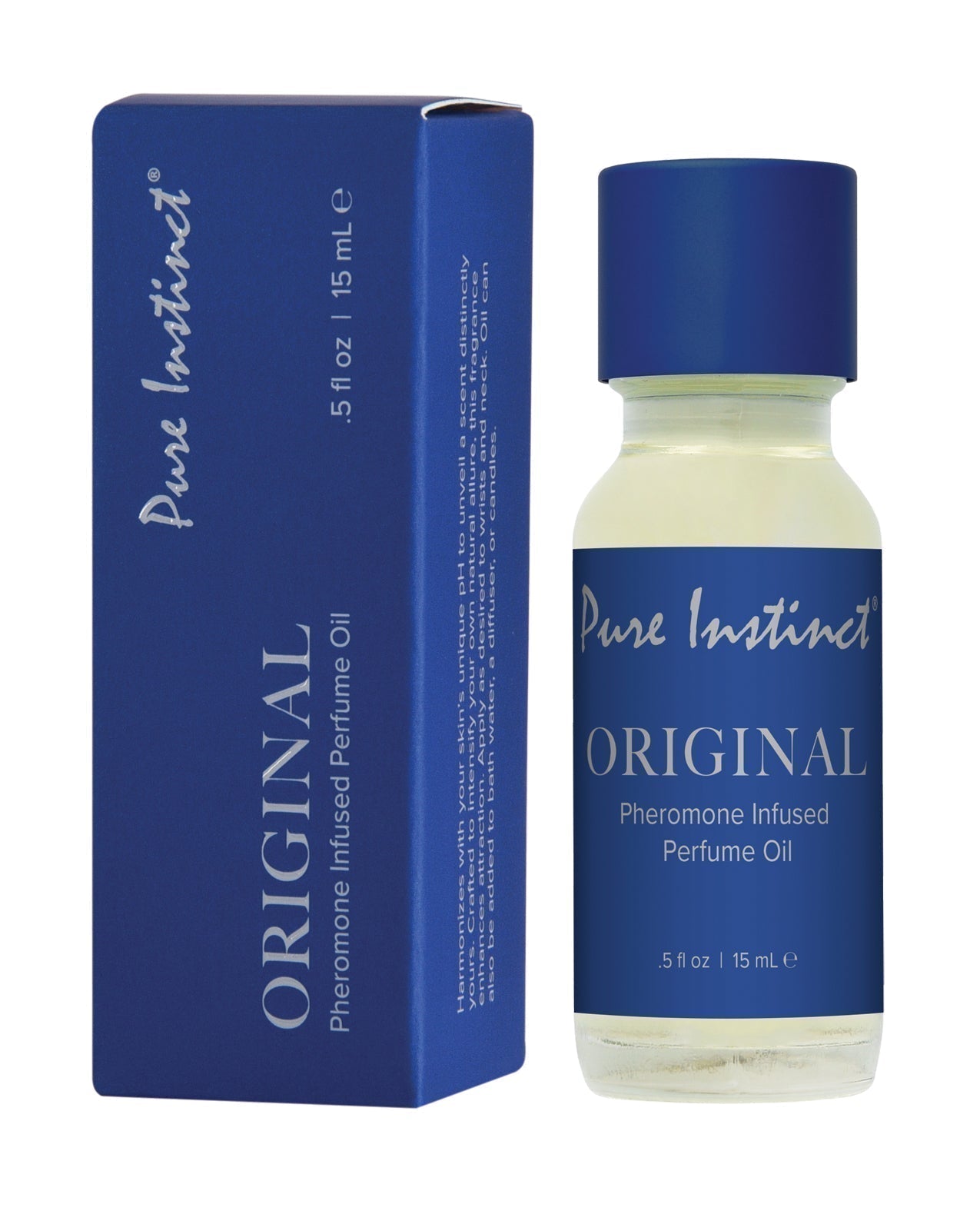 Pure Instinct Pheromone Perfume Oil Original - 15 ml Dropper Glass Classic Brands
