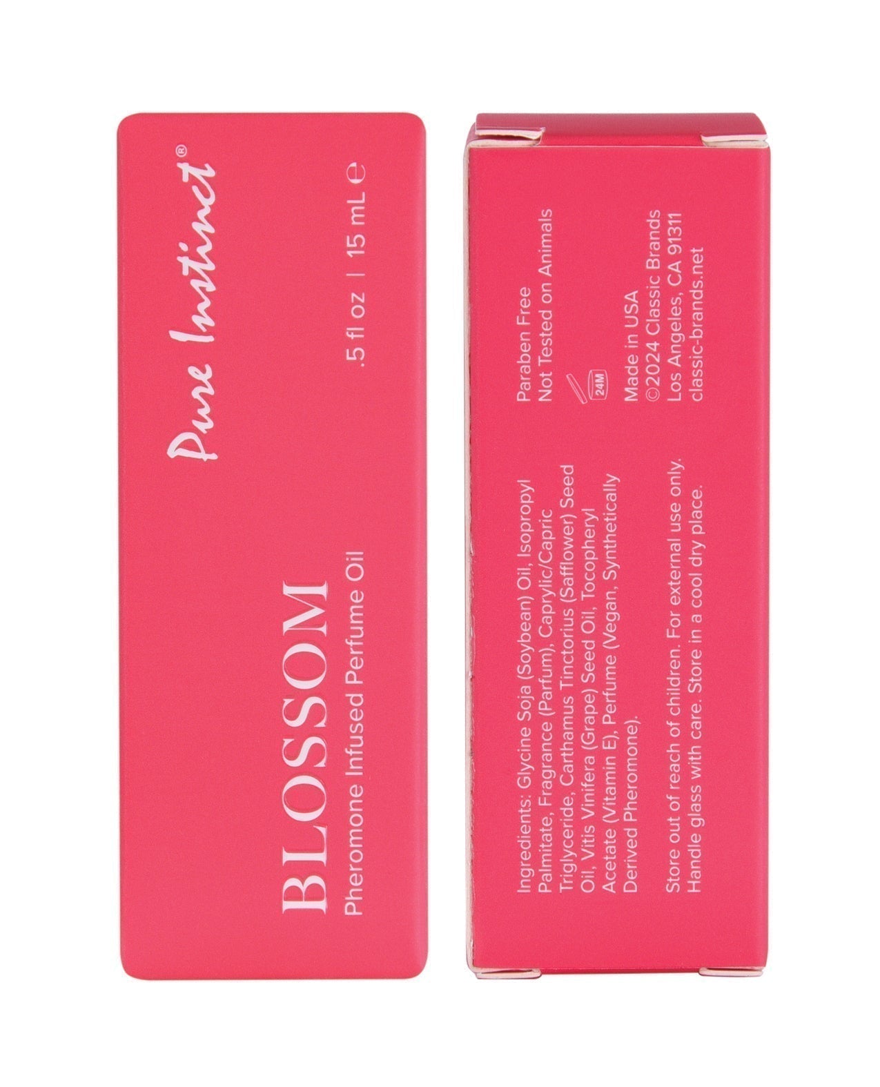 Pure Instinct Pheromone Perfume Oil Blossom - 15 ml Dropper Glass Classic Brands