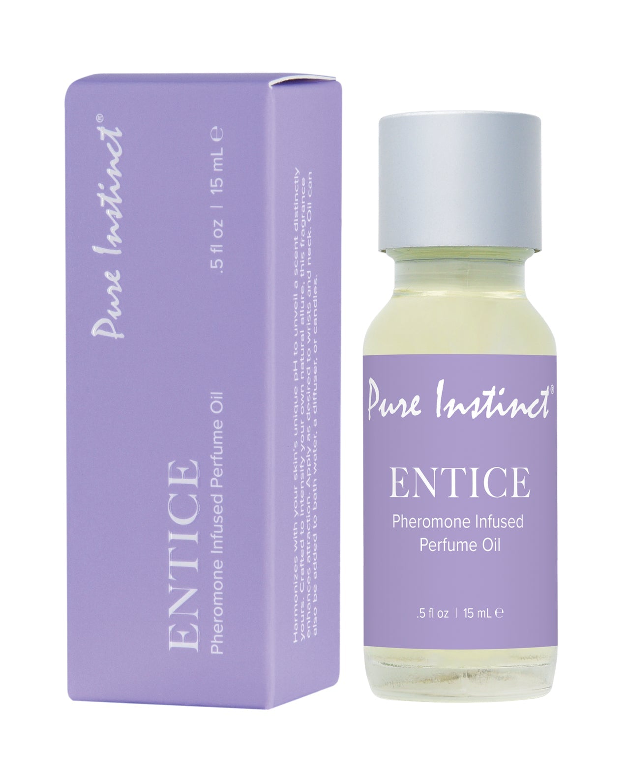 Pure Instinct Pheromone Perfume Oil Entice - 15 ml Dropper Glass Classic Brands