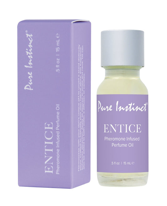 Pure Instinct Pheromone Perfume Oil Entice - 15 ml Dropper Glass Classic Brands