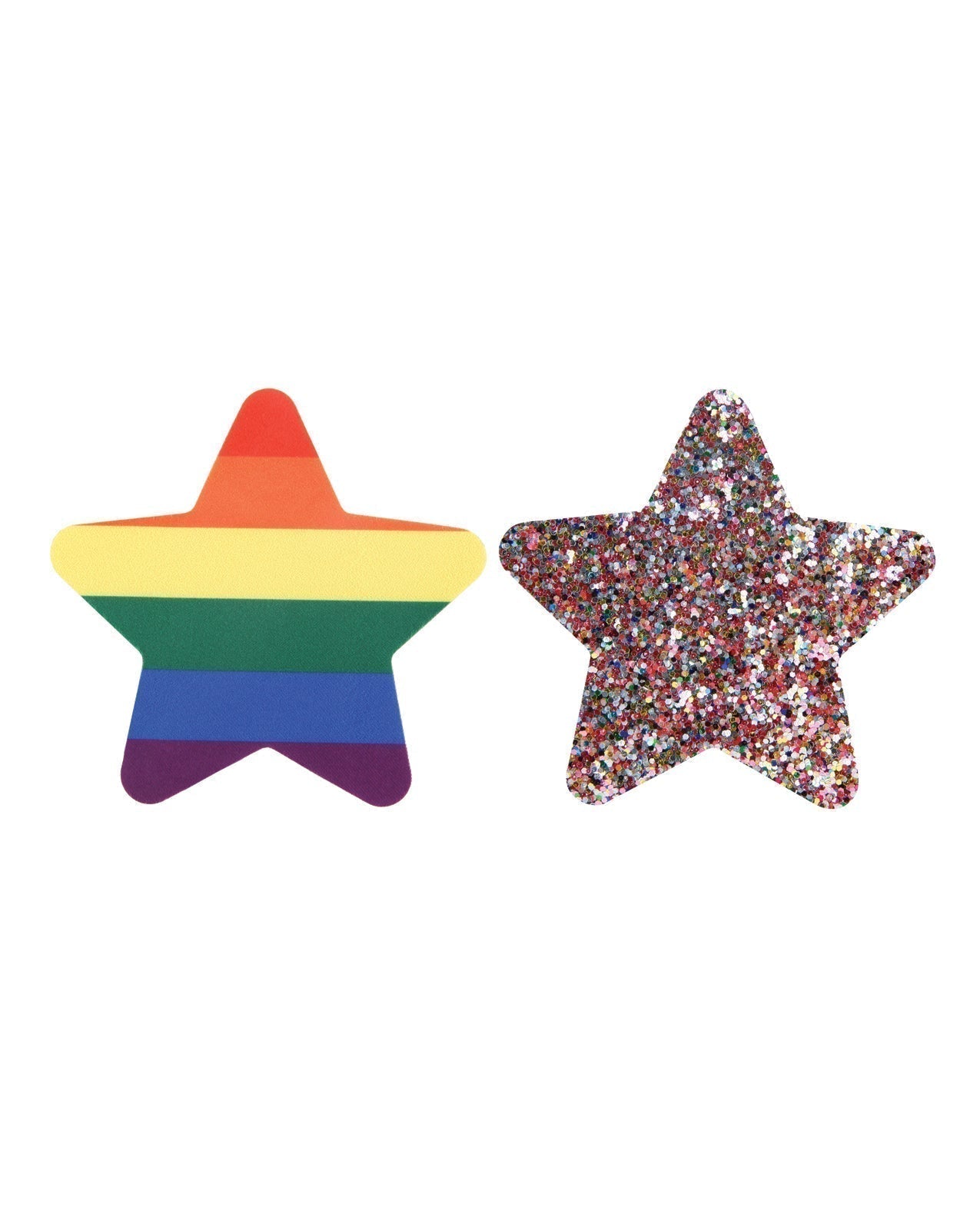 Peekaboos Pride Rainbow Glitter Stars - Pack of 2 Xgen
