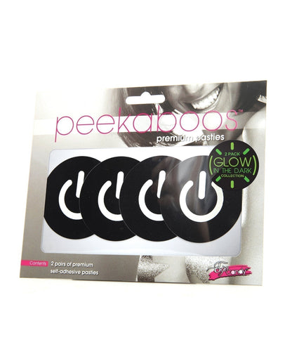 Peekaboos Glow in the Dark Power Button - Pack of 2 Xgen