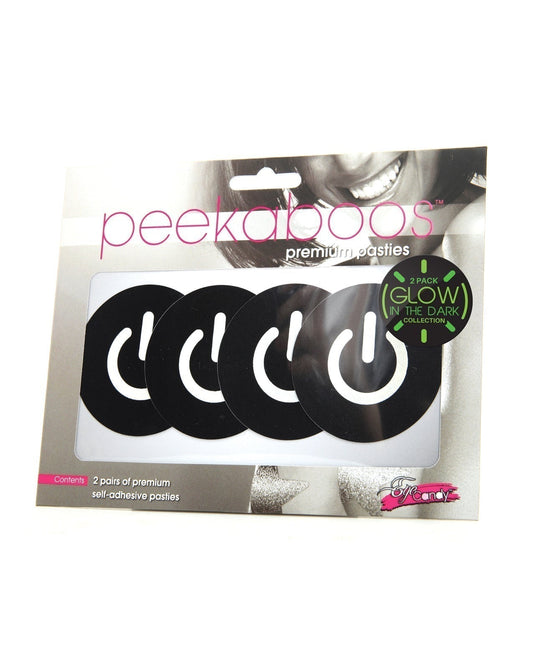 Peekaboos Glow in the Dark Power Button - Pack of 2 Xgen