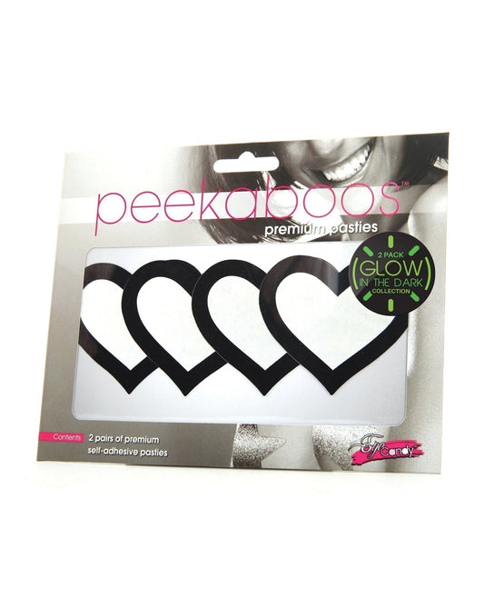 Peekaboo Glow in the Dark Hearts - Pack of 2 Xgen