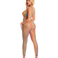 Pink Lipstick Roy G. Biv 2 pc Bodystocking Rainbow O/S Rene Rofe