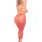 Pink Lipstick Tall Order Bra Top & Leggings Red QN Rene Rofe