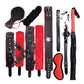 Plesur Deluxe Bondage Kit - Black/Red