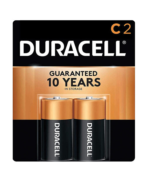 Duracell Alkaline Batteries - C Pack of 2 Power Technology