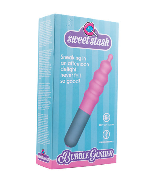 Rock Candy Bubble Gusher Stimulator - Pink/Grey Rock Candy Toys LLC