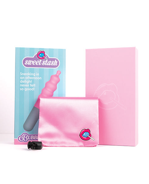 Rock Candy Bubble Gusher Stimulator - Pink/Grey Rock Candy Toys LLC