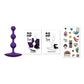 Romp Amp Flexible Anal Beads - Violet