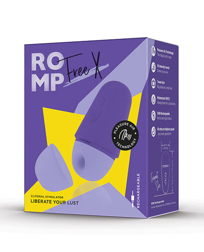 ROMP Free X Clitoral Vibrator - Purple Wow Tech