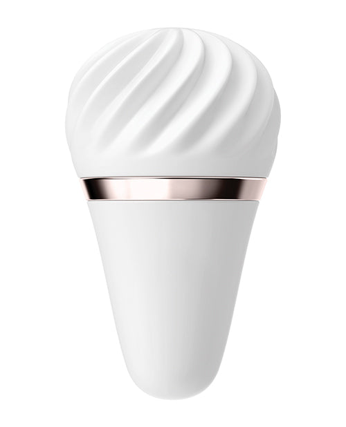 Satisfyer Little Wand - White/Gold Eis INCsatisfyer