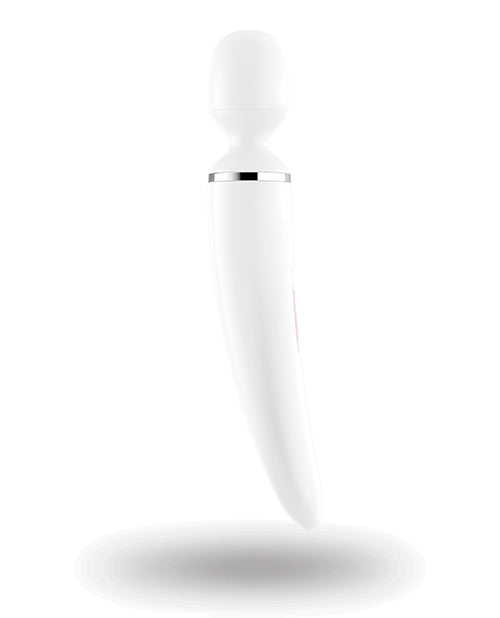 Satisfyer Wand-er Woman - White/Chrome Eis INCsatisfyer