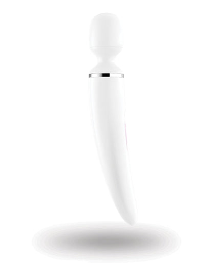 Satisfyer Wand-er Woman - White/Chrome Eis INCsatisfyer