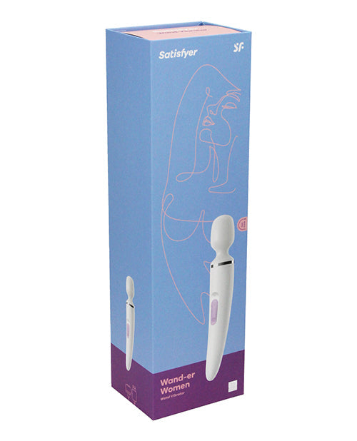 Satisfyer Wand-er Woman - White/Chrome Eis INCsatisfyer