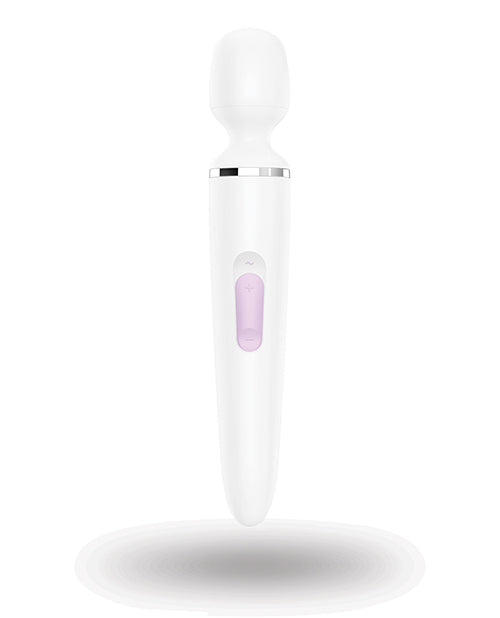 Satisfyer Wand-er Woman - White/Chrome Eis INCsatisfyer