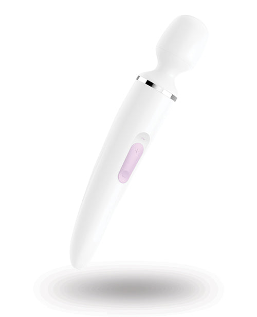 Satisfyer Wand-er Woman - White/Chrome Eis INCsatisfyer
