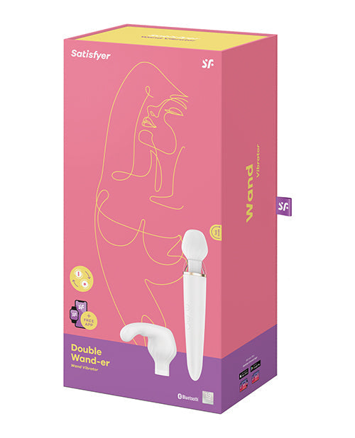 Satisfyer Double Wand-er - White Eis INCsatisfyer