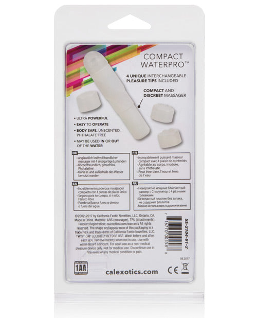 Compact WaterPro - White California Exotic Novelties