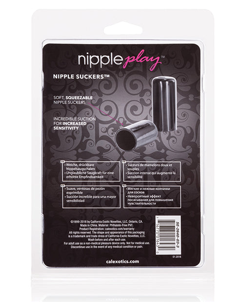 Nipple Play Nipple Suckers - Black California Exotic Novelties