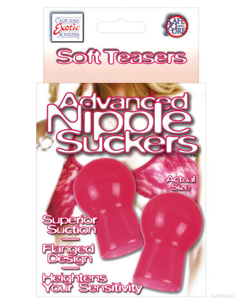 Nipple Play Advanced Nipple Suckers - Pink California Exotic Novelties