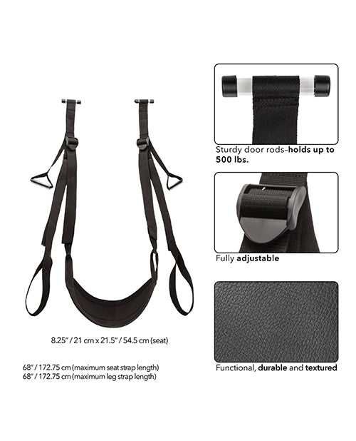 Nocturnal Collection Sex Swing - Black California Exotic Novelties