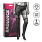 Radiance One Piece Garter Skirt w/Thigh Highs - Black O/S