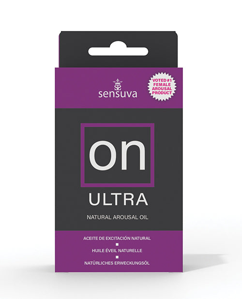 ON for Her Arousal Oil Ultra Medium Box - 5 ml Bottle Sensuva Valencia Naturals