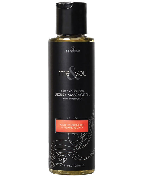 Sensuva Me & You Massage Oil - 4.2 oz Island Passion Sensuva Valencia Naturals