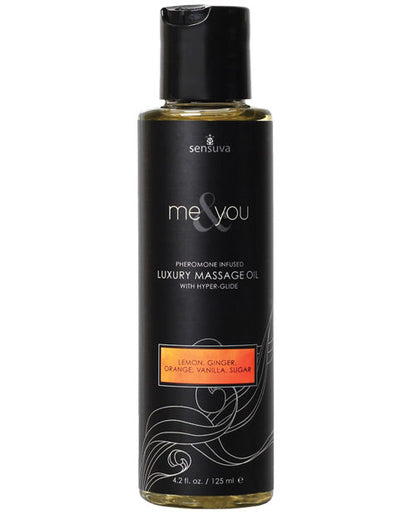 Sensuva Me & You Massage Oil - 4.2 oz Lust in Paradise Sensuva Valencia Naturals