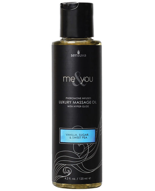 Sensuva Me & You Massage Oil - 4.2 oz Sweet Temptation Sensuva Valencia Naturals