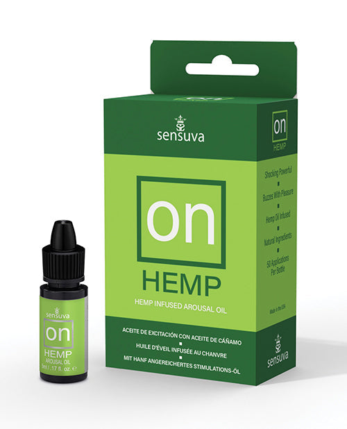 ON Hemp Arousal Oil Medium Box - 5 ml Sensuva Valencia Naturals