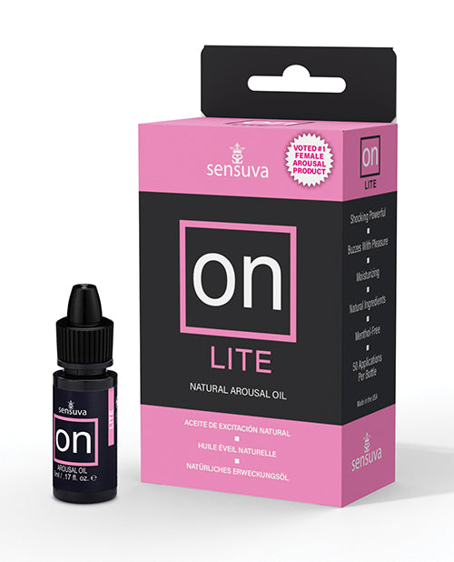 ON Lite Arousal Oil Medium Box - 5 ml Sensuva Valencia Naturals
