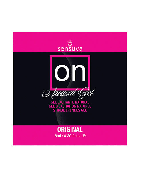 ON Original Arousal Gel - 6 ml Single Use Packet Sensuva Valencia Naturals