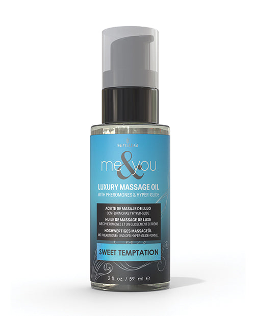 Sensuva Me & You Massage Oil - 2 oz Sweet Temptation Sensuva Valencia Naturals