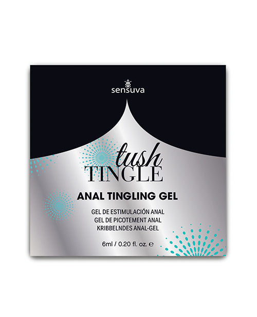 Tush Tingle Anal Stimulation Gel - 6 ml Single Use Packet Sensuva Valencia Naturals