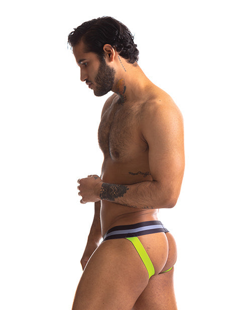 Sport Fucker Jersey Jock - L Black/Black 665 INC