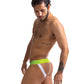 Sport Fucker Jersey Jock - XL Green/White 665 INC