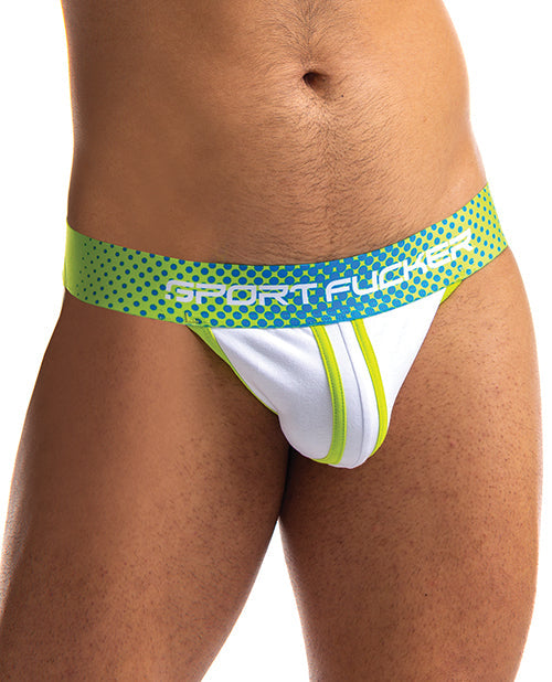Sport Fucker Jersey Jock - XXL Green/White 665 INC